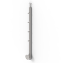 Stainless steel pole, BK-stairs, polished AISI304,